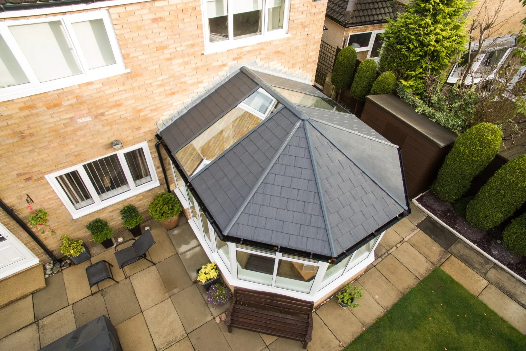 Black Conservatory Roofs